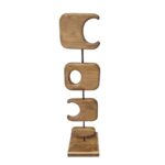DECO STAND ABSTRACTO NATURAL 42CM - Imagen 5