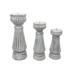 SET (3) PEDESTAL MADERA WASH 20 25 30-