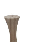 SET 3 CANDELABROS MADERA NAT (A) 20 25 30CM - Imagen 2