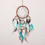 ATRAPASUEÑOS DECO TURQUESA 16CM