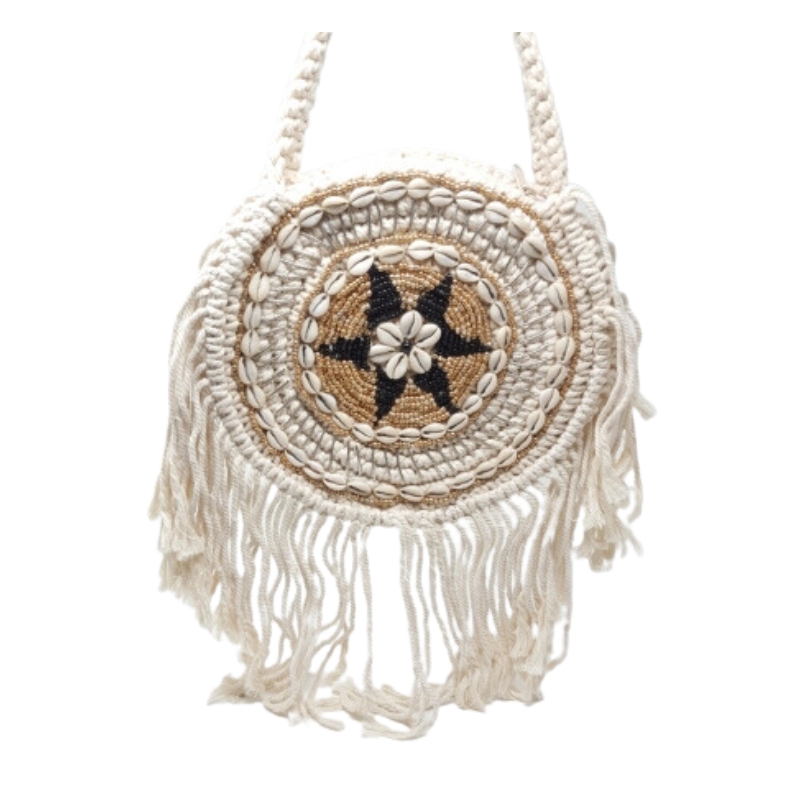 RS1275 (40% OFF) CARTERA CROCHET ESTRELLA - Imagen 1