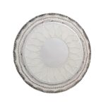 (40% OFF) ESPEJO RED TEXTURA FLORES BLANCO 0.50