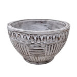 BOWL TALLADO MADERA 25CM