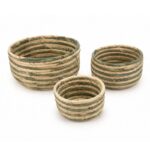 SET 3 PORTAMACETAS VERDES 18 24 29CM (12)