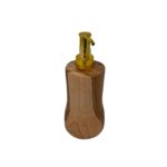 DISPENSER REDONDO MADERA DORADO