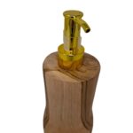 DISPENSER REDONDO MADERA DORADO - Imagen 2