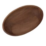 PLATO MADERA CENTRO OVAL 22CM
