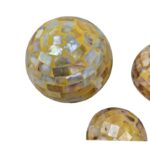 SET 3 BOLAS RESINA GOLD XL - Imagen 2