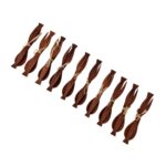 SET 10 CUCHARA TENEDOR PEZ MAD. 10CM